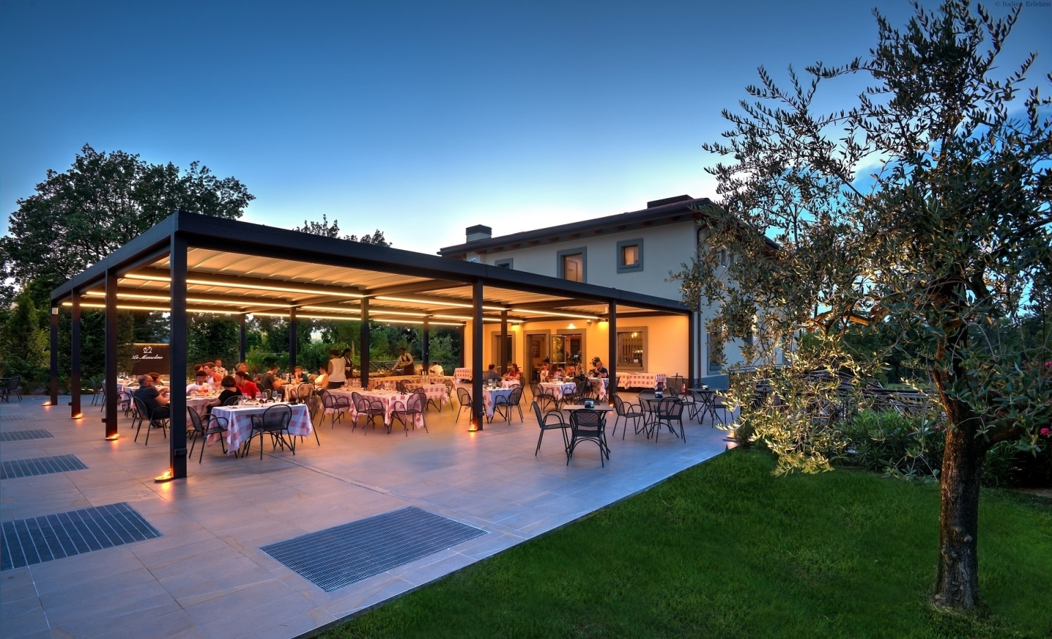 Emilia Romagna Palazzo Varignana Resort Spa Erholung Wellness Landschaft Genuss Restaurant Terrasse