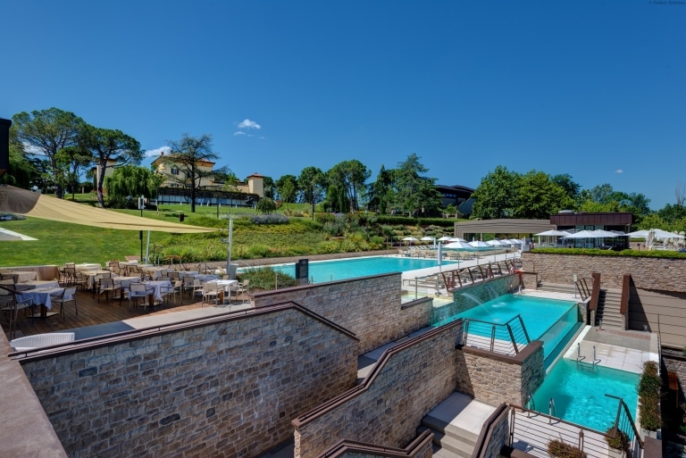 Emilia Romagna Palazzo Varignana Resort Spa Erholung Wellness Landschaft Genuss Pool