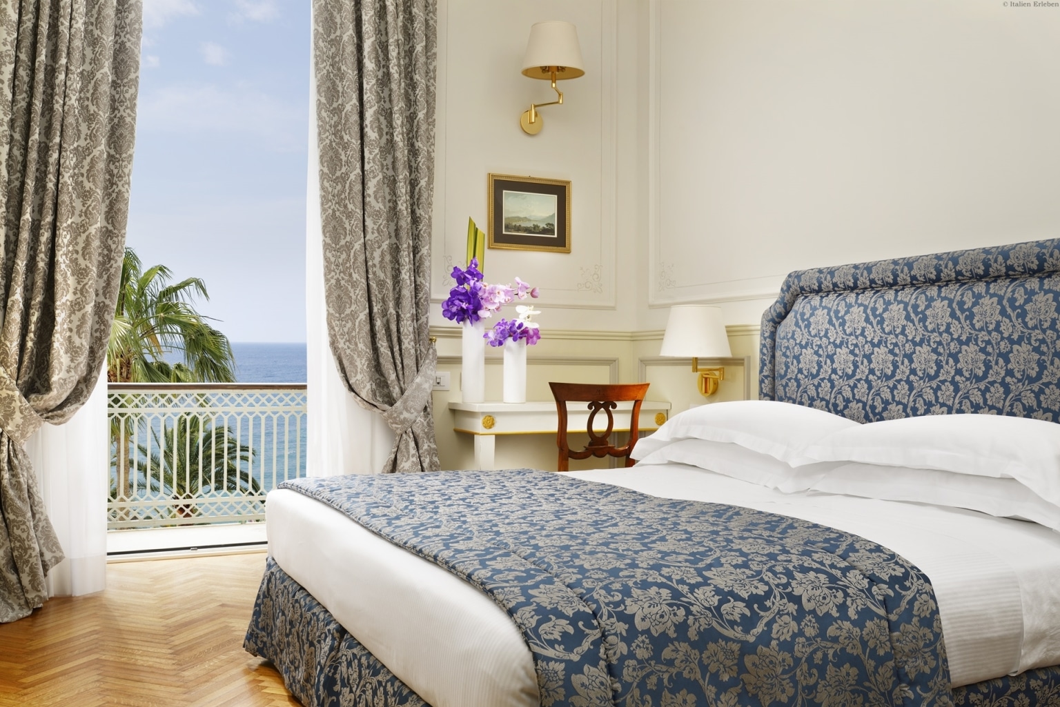 Ligurien Sanremo Hotel Royal Meer Riviera Blick Panorama Zimmer
