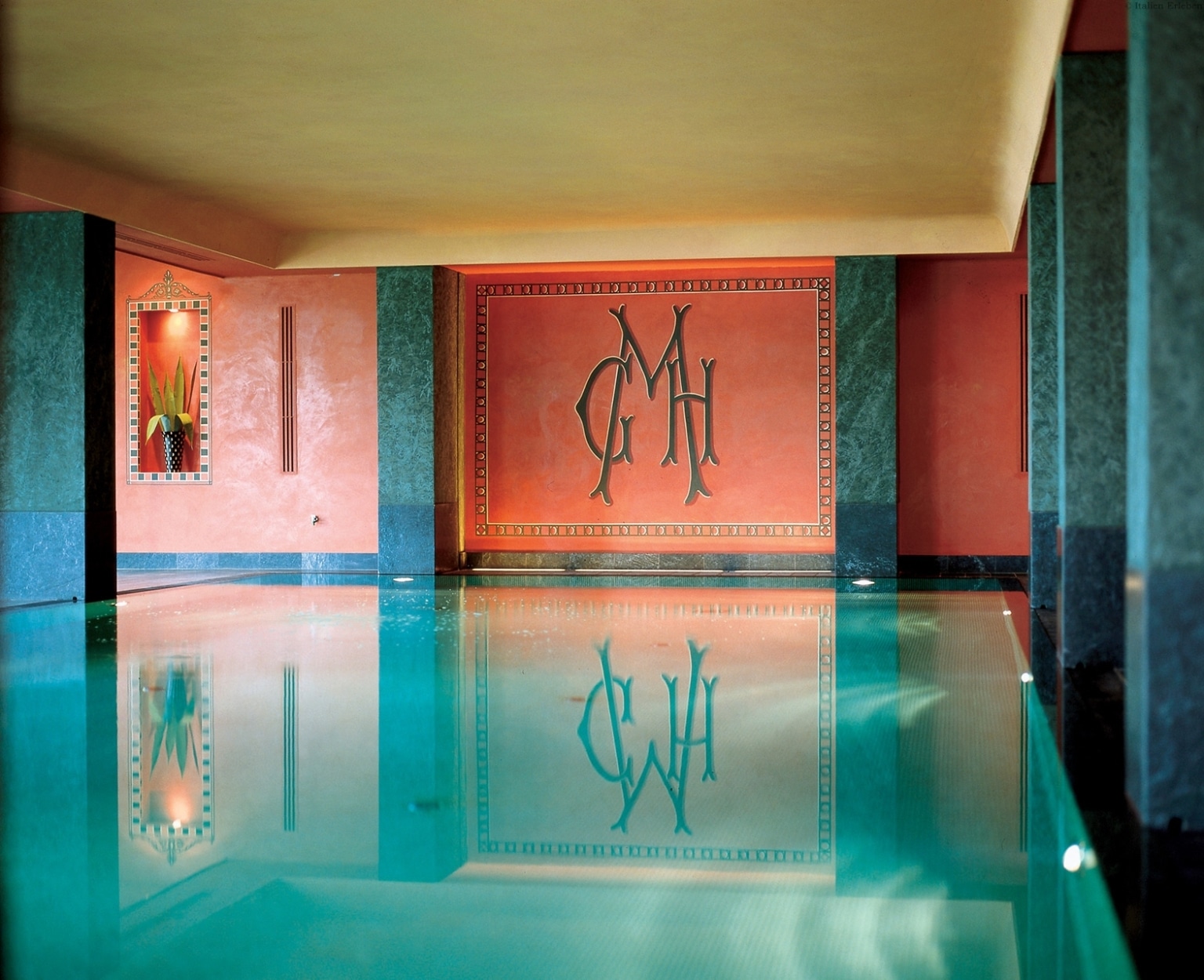 Piemont Grand Hotel Majestic Verbania Lago Magiore See Garten Seeblick Indoor Pool Hallenbad