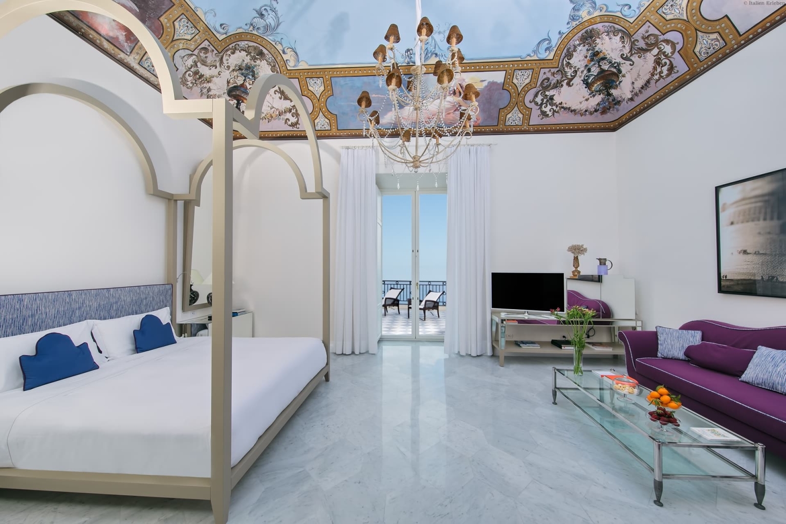 Kampanien Hotel Bellevue Syrene Sorrent Sorrentinische Küste Amalfiküste Meer Meerzugang Junior Suite