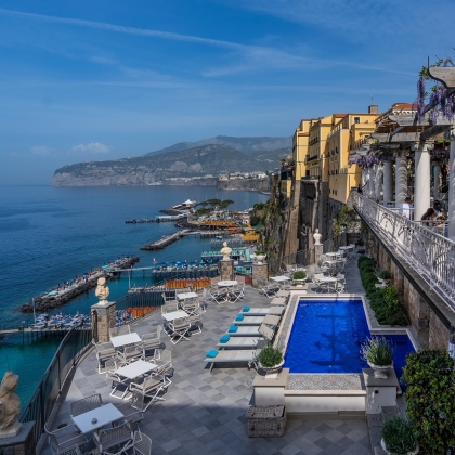 Kampanien Hotel Bellevue Syrene Sorrent Sorrentinische Küste Amalfiküste Meer Meerzugang Pool