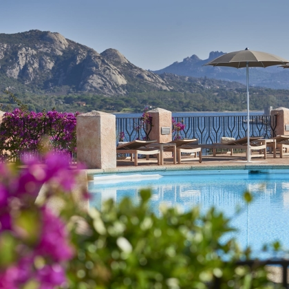 Sardinien Villa del Golfo Lifestyle Resort Cannigione Hotel Bucht Nord Meer Meerblick Panorama Pool