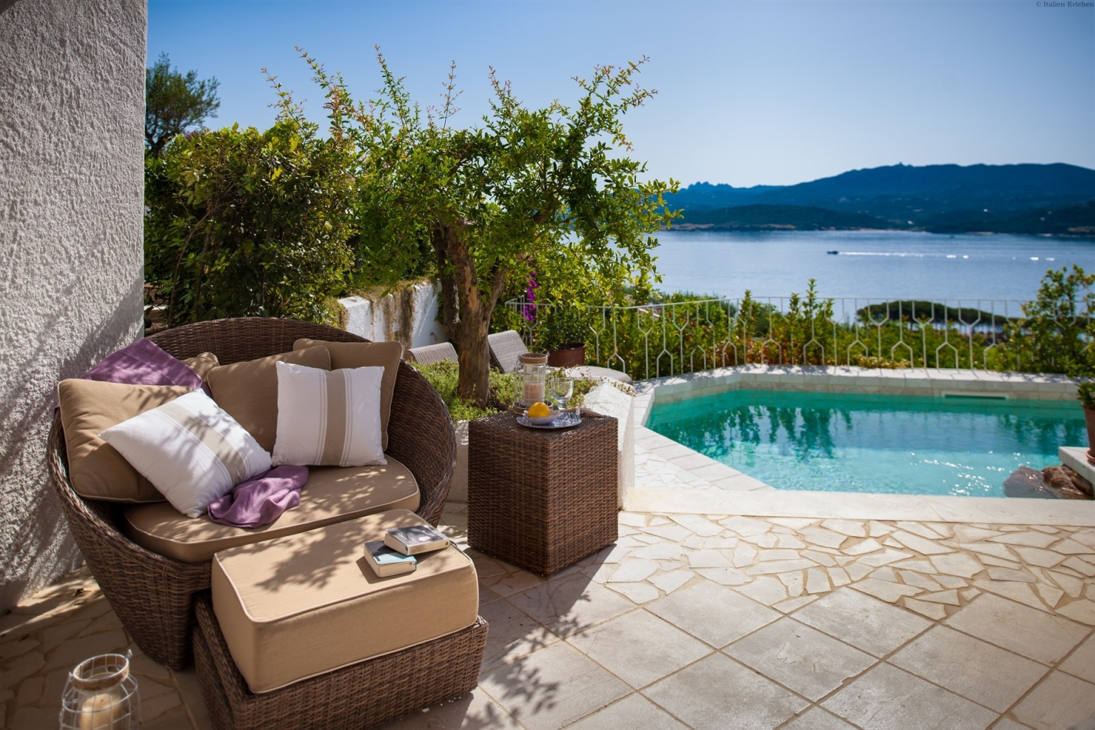 Sardinien Villa del Golfo Lifestyle Resort Cannigione Hotel Bucht Nord Meer Meerblick Panorama Suite Privatpool