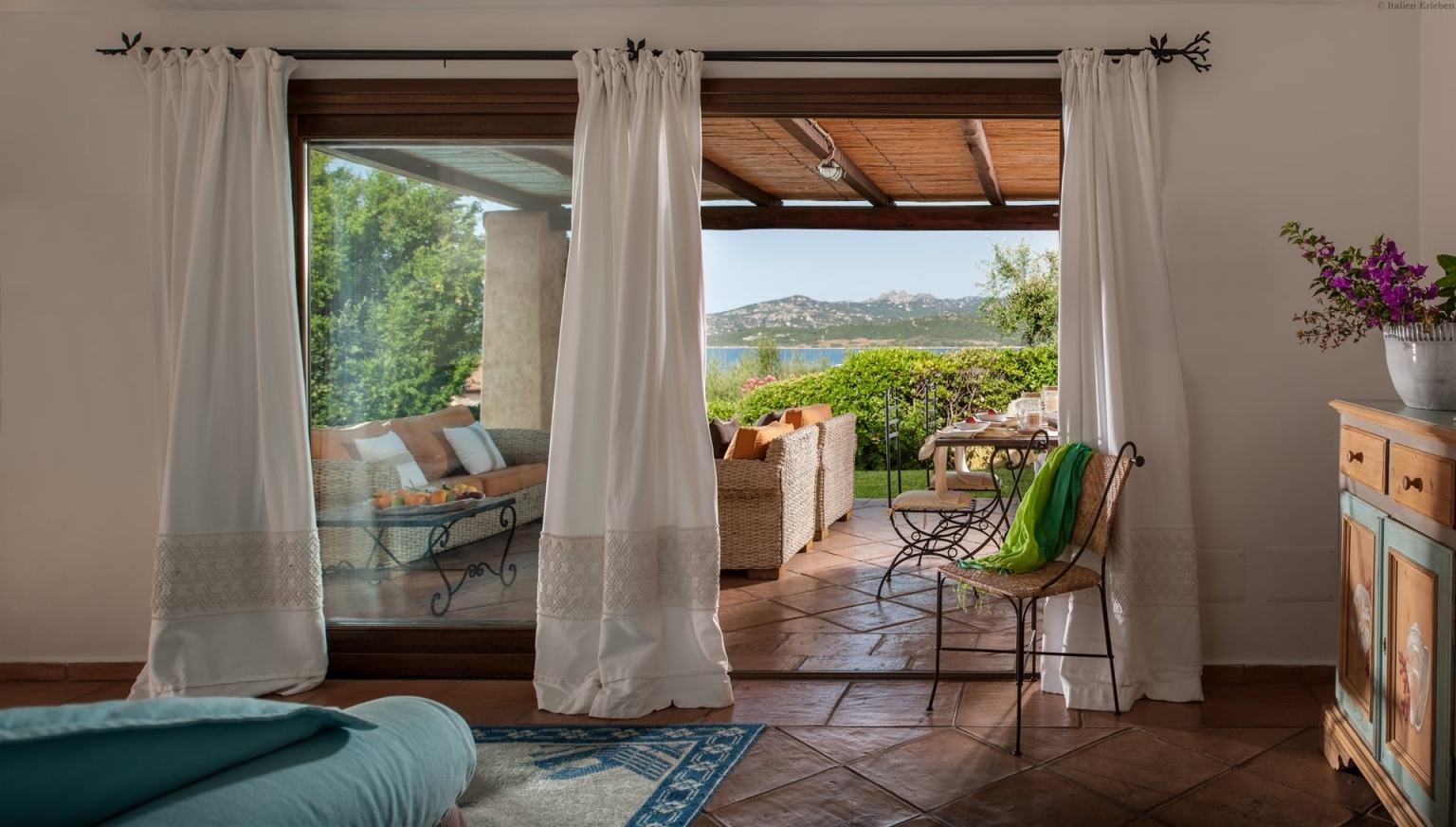 Sardinien Villa del Golfo Lifestyle Resort Cannigione Hotel Bucht Nord Meer Meerblick Panorama