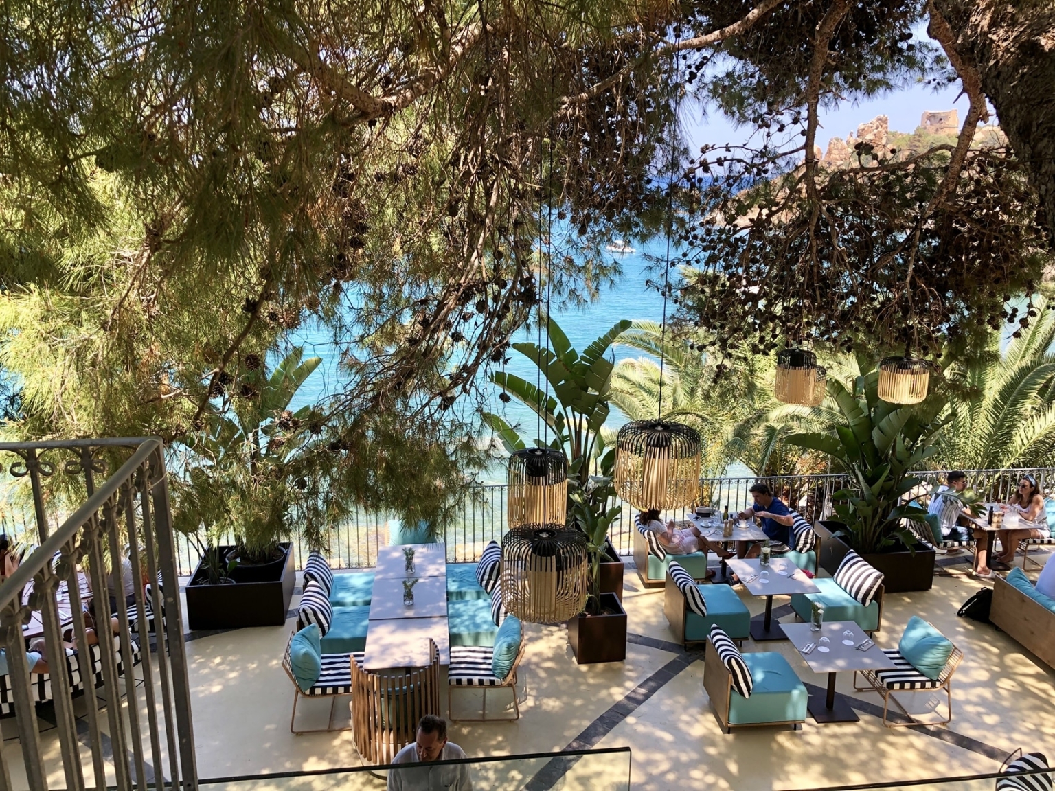 Sizilien Hotel Le Calette Cefalu Meer Resort Anlage Park Garten Bucht Meerzugang Meerblick Restaurant