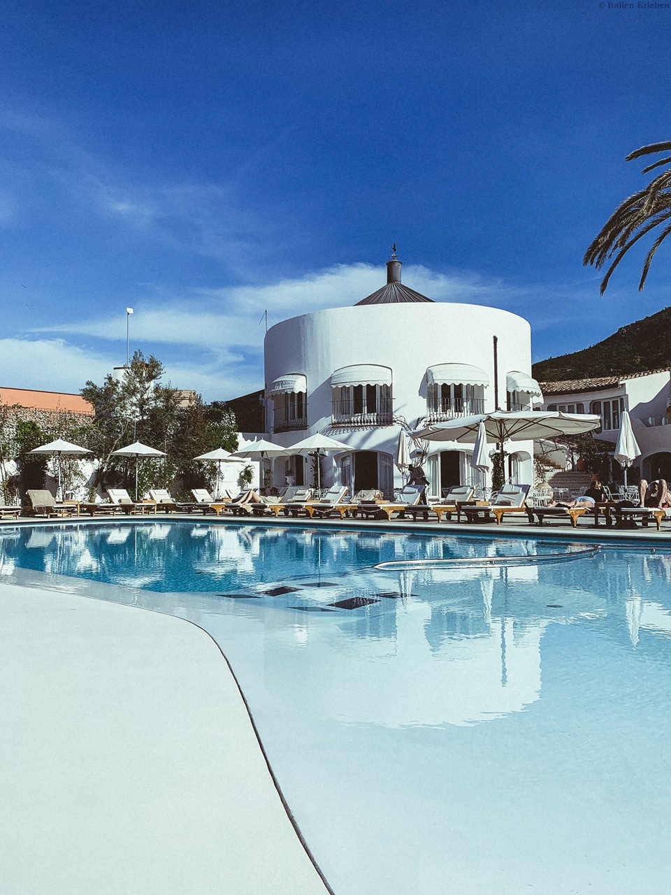 Sizilien Hotel Le Calette Cefalu Meer Resort Anlage Park Garten Bucht Meerzugang Meerblick Pool