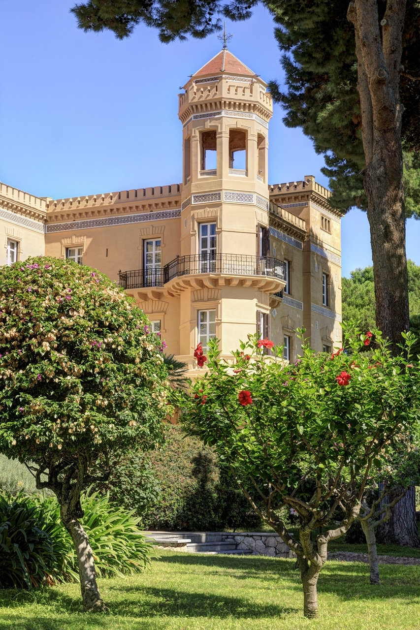 Sizilien Hotel Villa Igiea Palermo Meer Stadt Swimming Pool Garten Park historische Villa