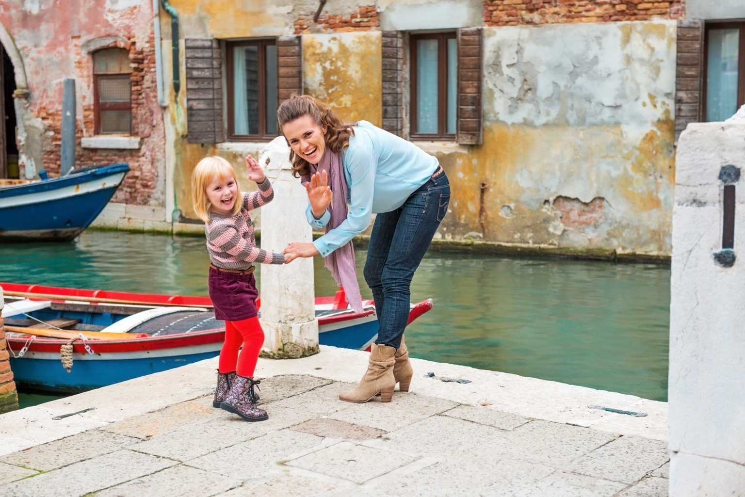 Impressionen Familie Kinder Familienurlaub Urlaub gemeinsam Familienzeit Venedig