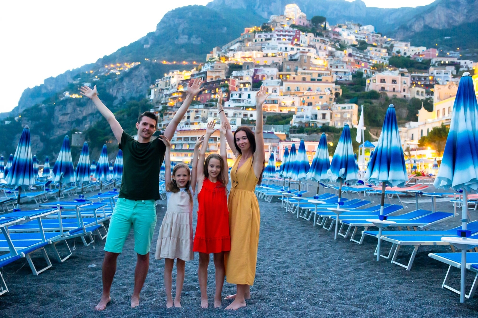 Impressionen Familie Kinder Familienurlaub Urlaub gemeinsam Familienzeit Amalfiküste Positano
