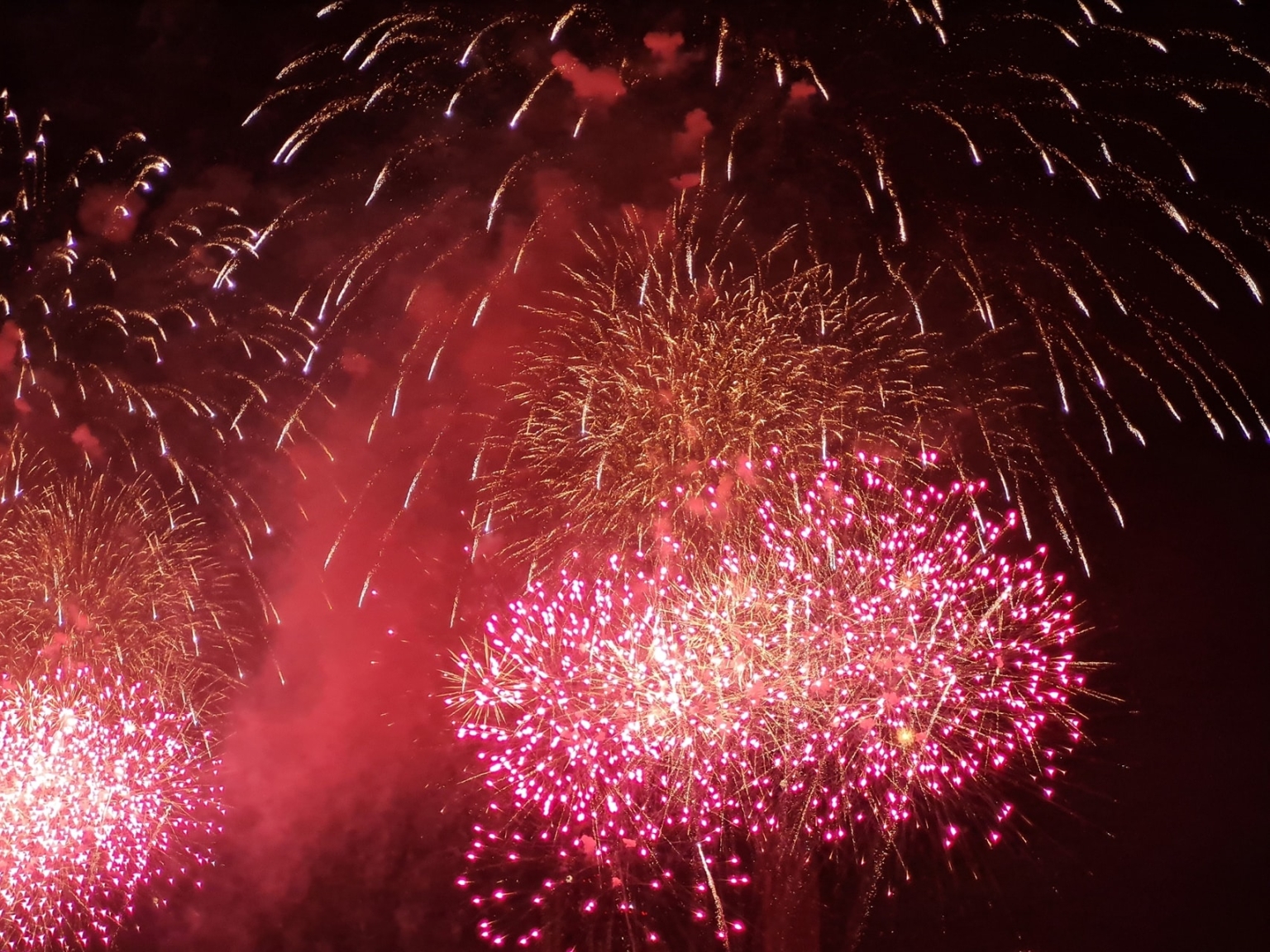 Italien Feuerwerk Feiern