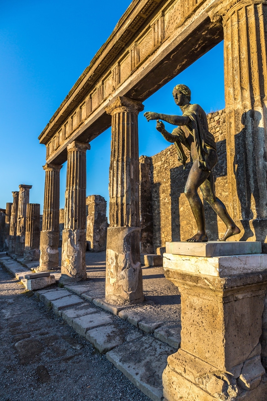 Kampanien Pompeji Faun Ausgrabung Säulengang