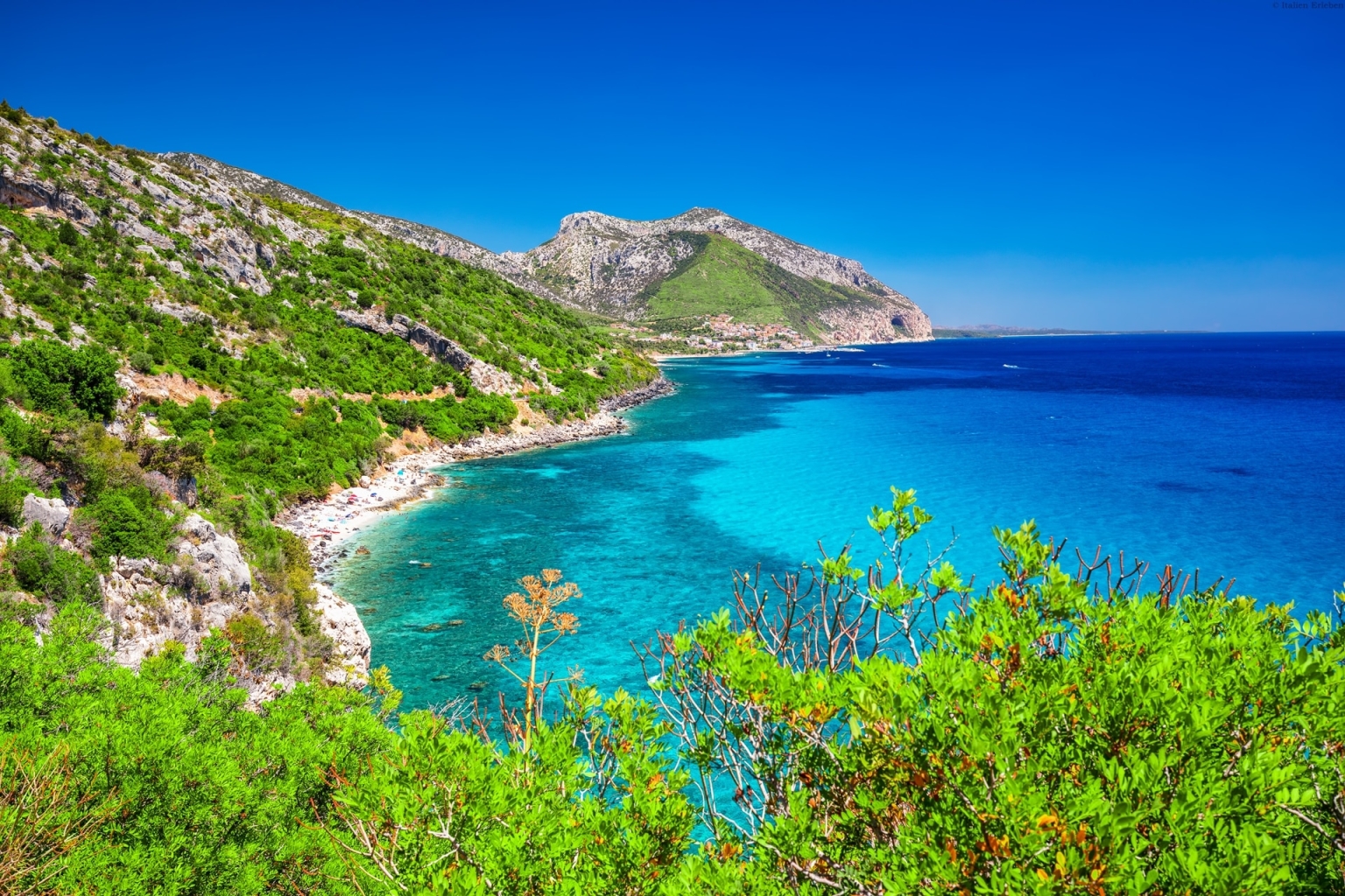 Sardinien Natur Genuss bunt Schönheit Landschaft Küste Meer grün blau Wasser klar