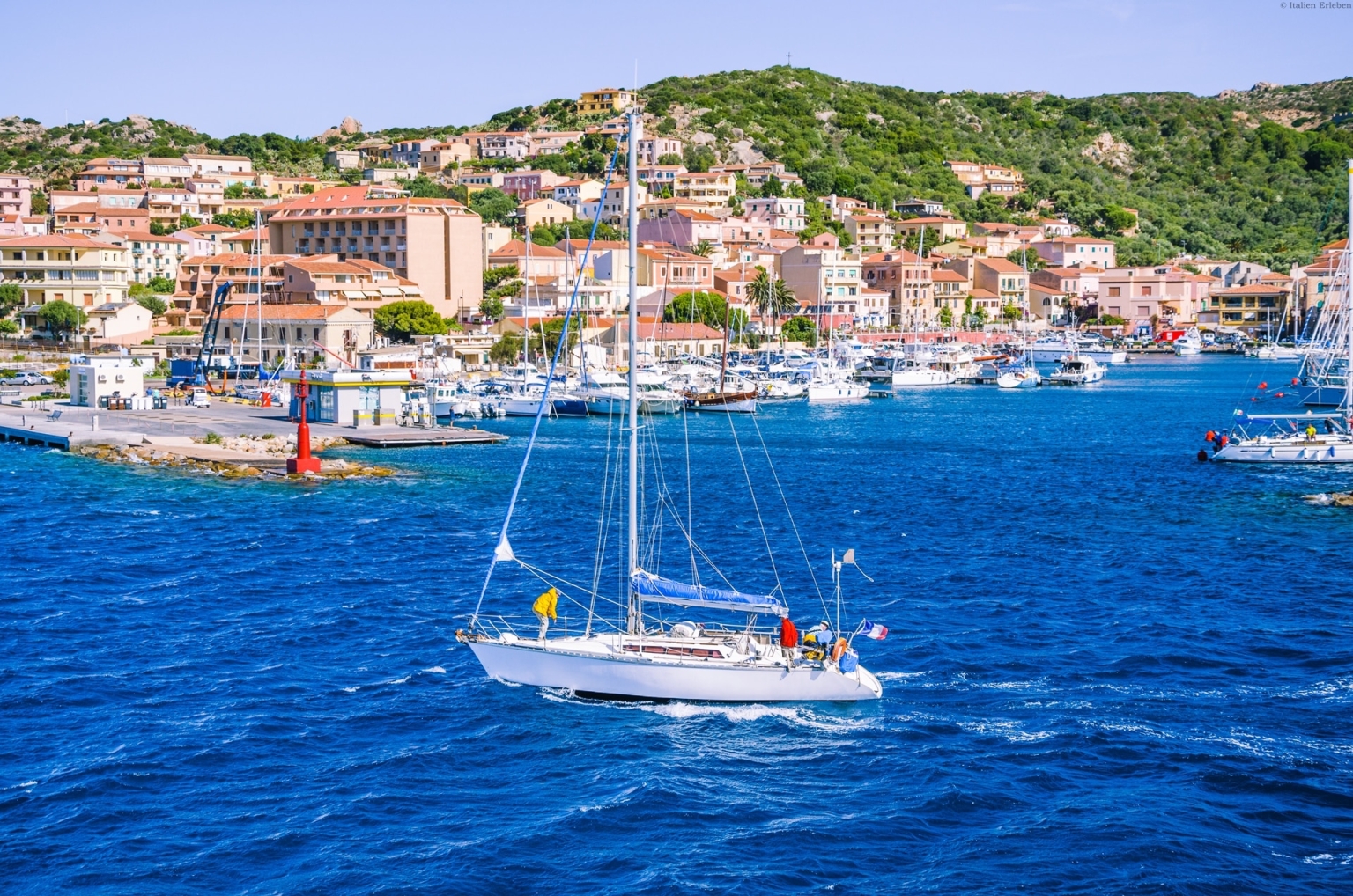 Sardinien Natur Genuss bunt Schönheit Landschaft La Maddalena Hafen Boote Meer