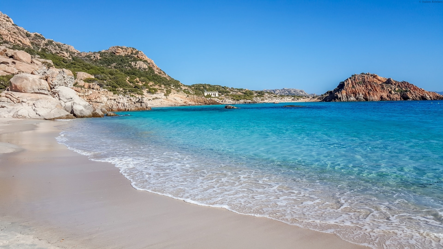 Sardinien Natur Genuss bunt Schönheit Landschaft Strand La Maddalena Bucht Meer klares Wasser