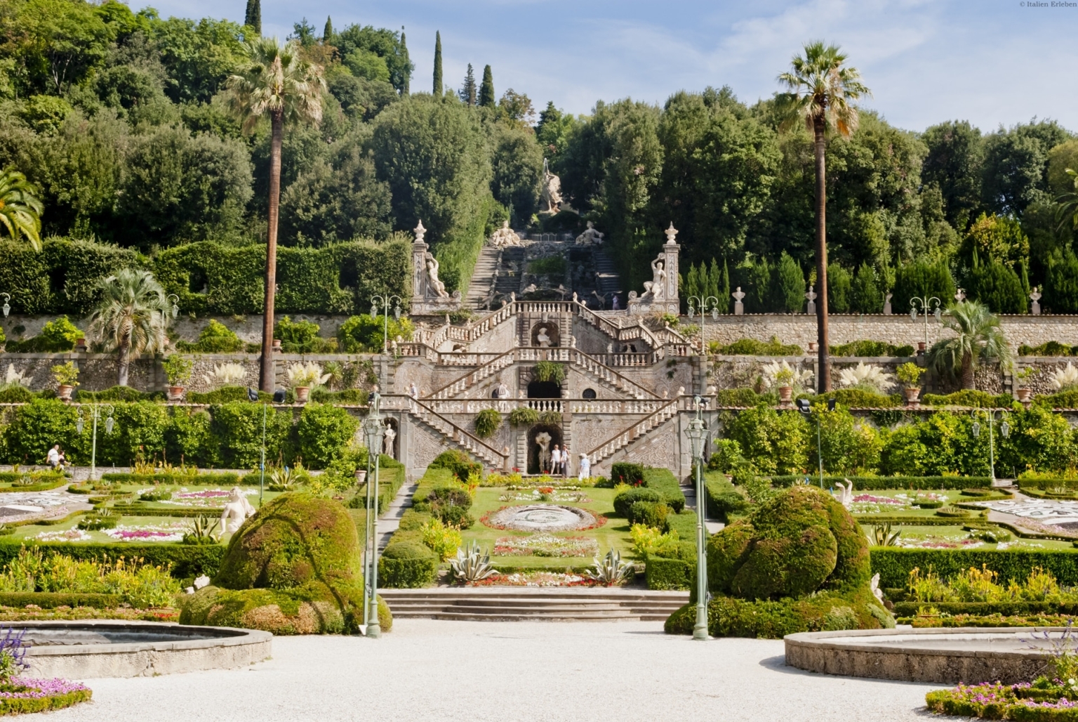 Toskana Pistoia Villa Garzoni Garten