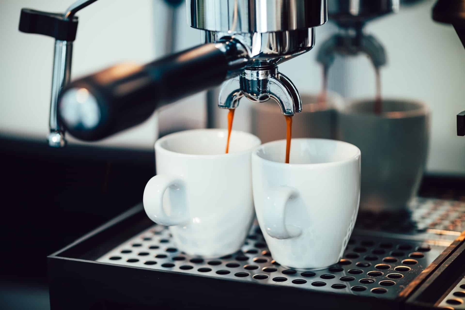 Italien Kaffee Espresso zwei Tassen Maschine