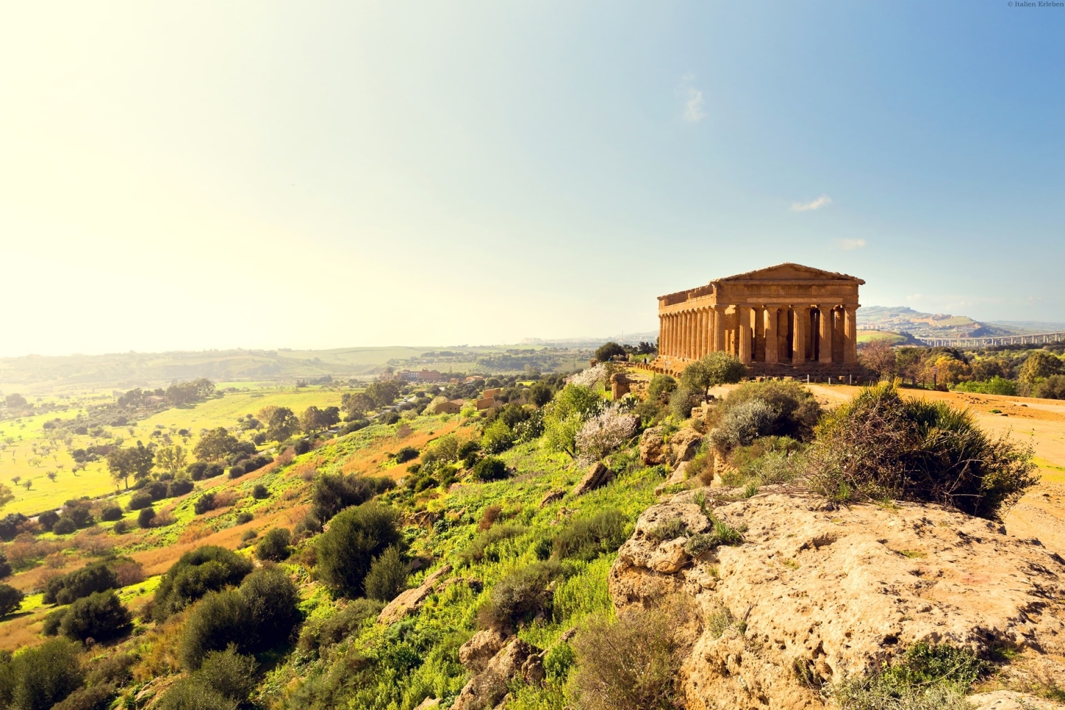 Italien Unesco Weltkulturerbe Sizilien Agrigento griechischer Tempel