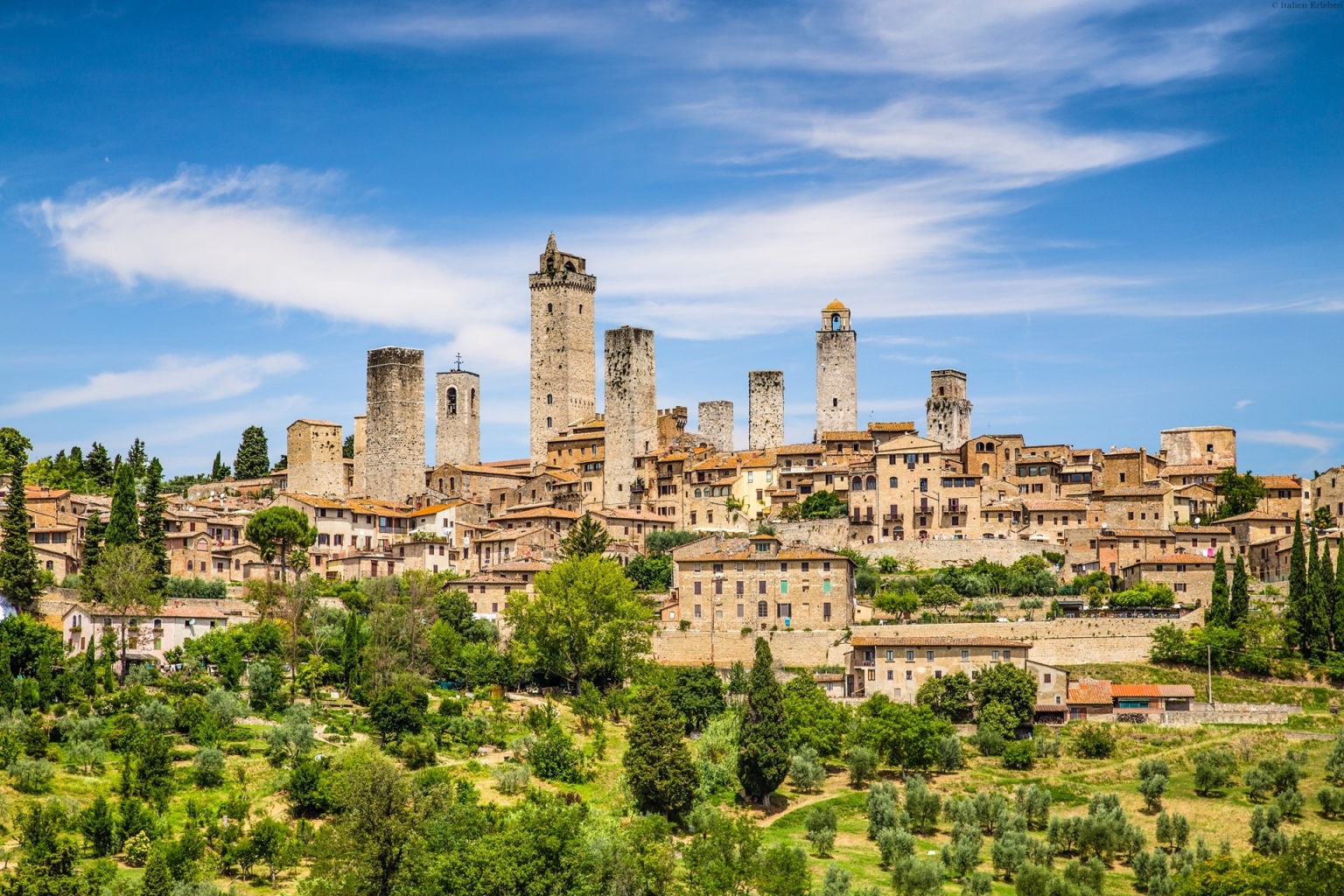 Italien Unesco Weltkulturerbe Toskana San Gimignano Stadt Türme