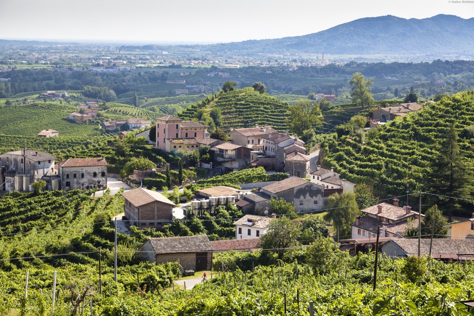 Italien Unesco Weltkulturerbe Veneto Weinland Prosecco Valdobbiadene Conegliano